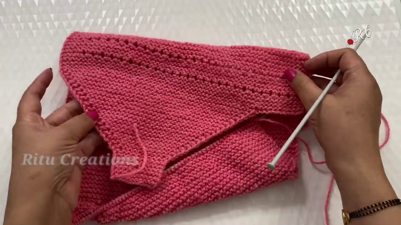 Easy to knit baby half jacket effortlessly || UNIQUE & DIFFERENT LOOKING | bunai ki jersey / sweater