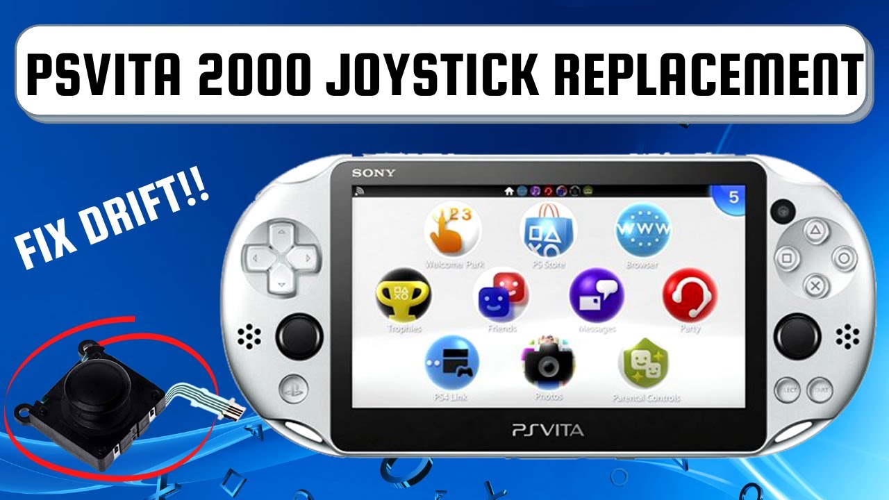How to Replace Joystick PSVITA Slim 2000 - Analog Stick Drift Fix