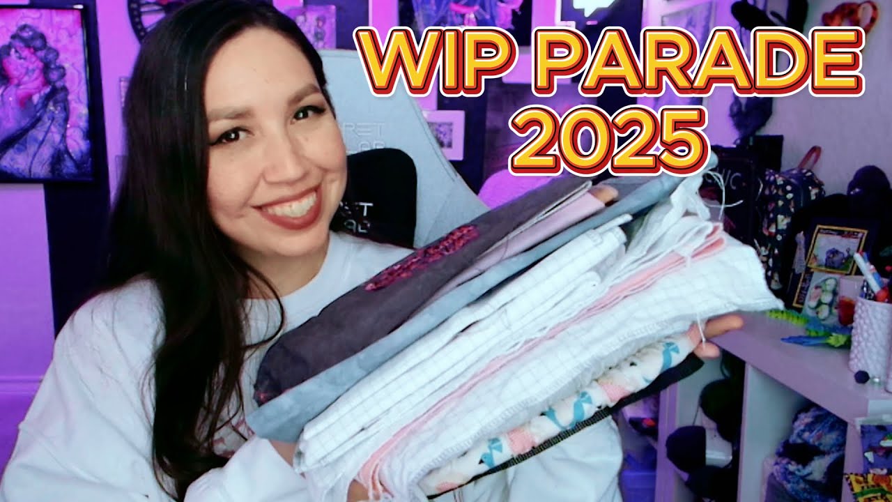 Wip Parade 2025: All my current cross stitch WIPS!