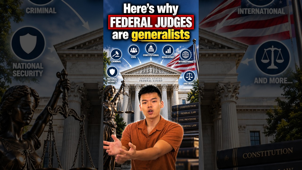 Here&rsquo;s why federal judges are generalists #court #law #civic #civics #judiciary