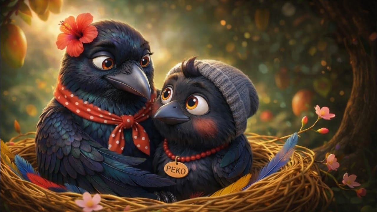 The Crow and the Peacock 🐦🦚 | Moral Story    in English | Bedtime Stories