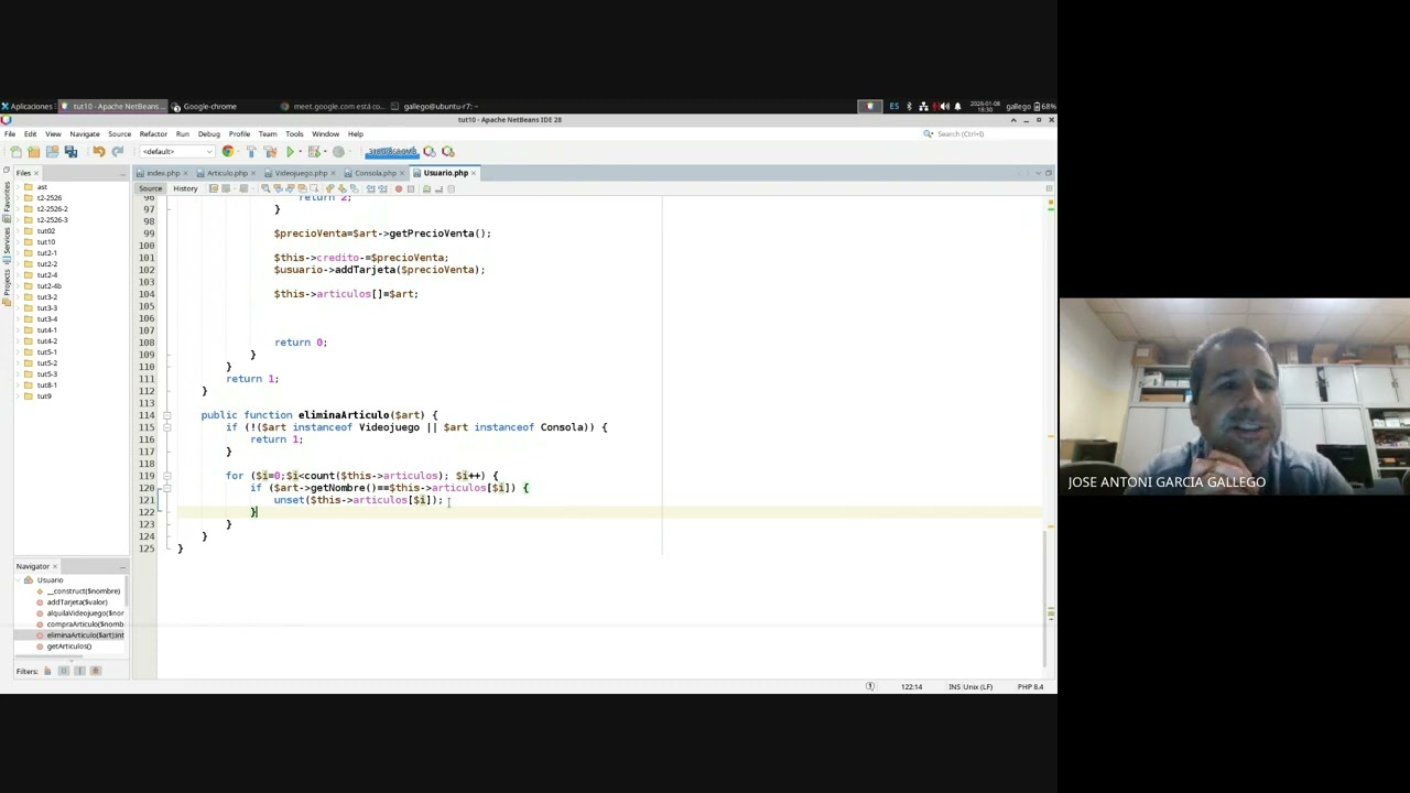 Tutoría DWES - 08/01/2026