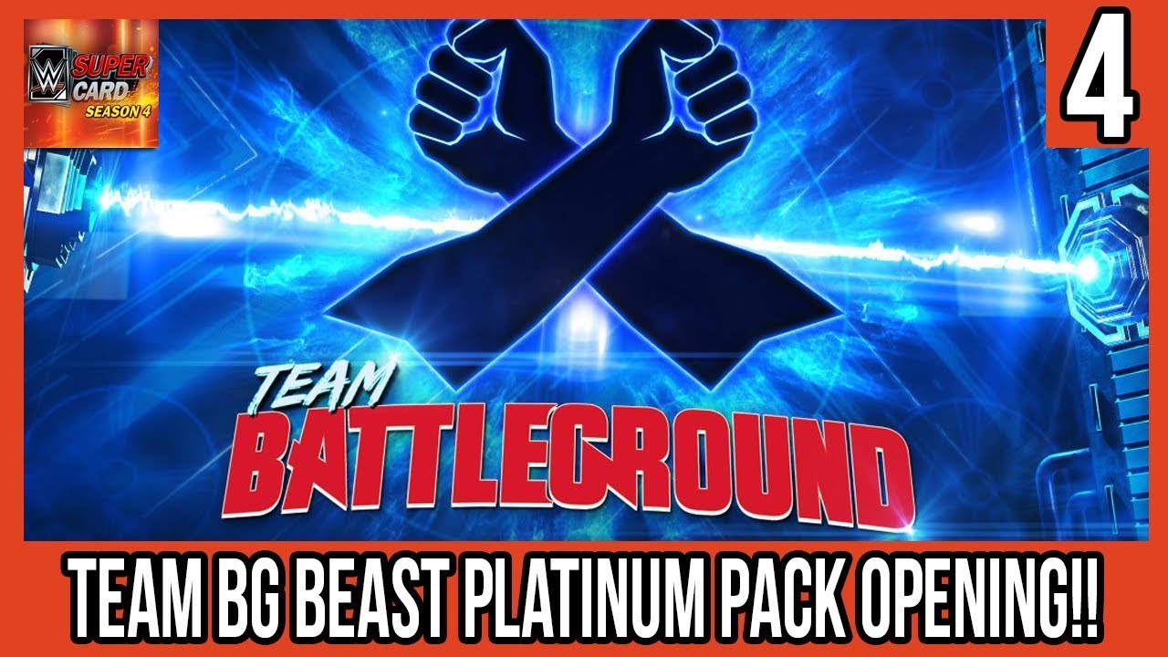 BEAST TBG REWARDS! PLATINUM PACK OPENING! - SUPERCARD SEASON 4 #4