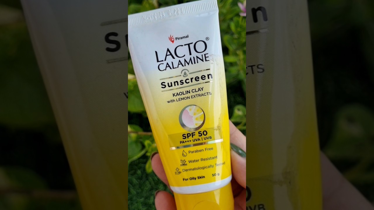 Lacto Calamine Sunscreen Review 🌞 #sunscreen #review #shorts #summer