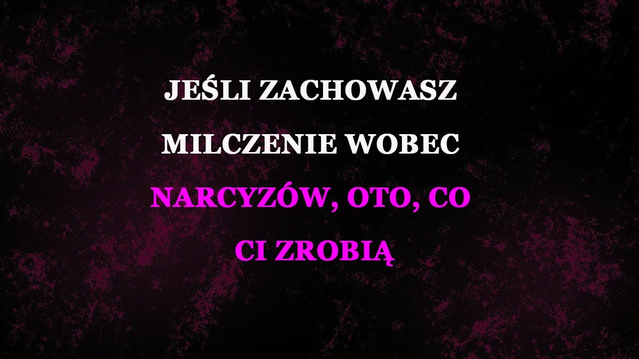 Jeśli zachowasz ciszę wobec narcystów, oto jak zareagują