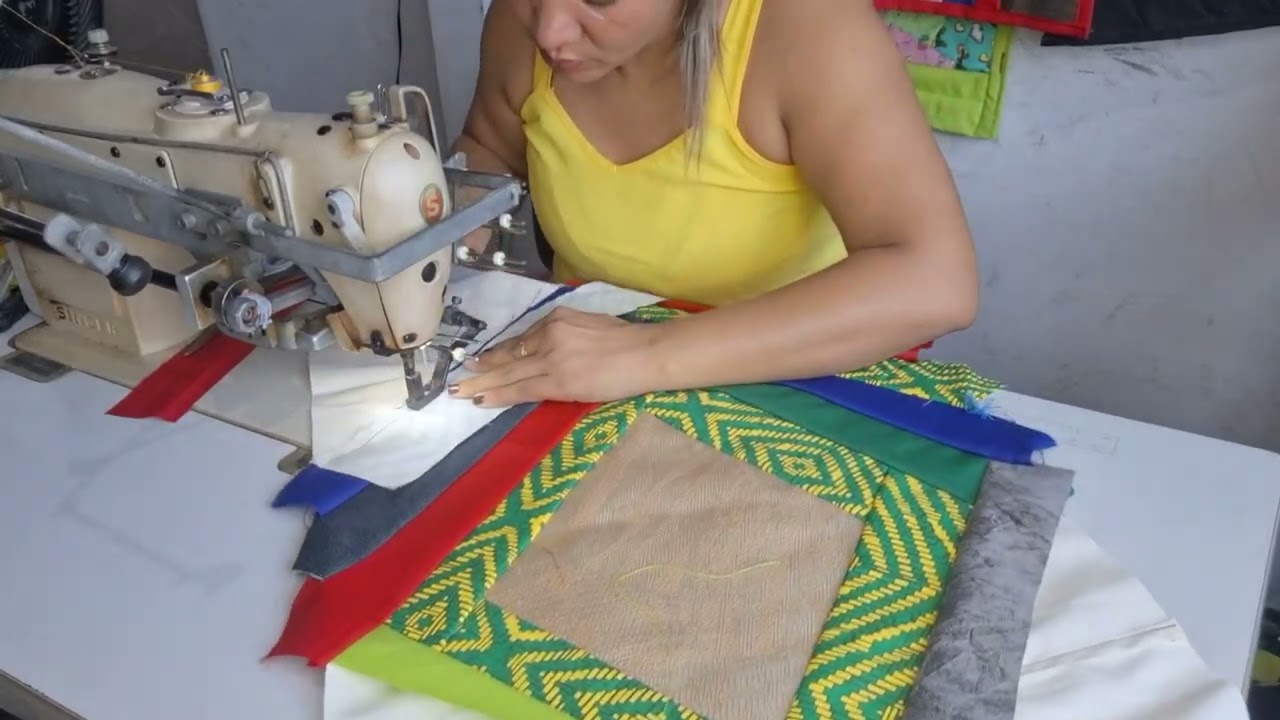 TRANSFORMANDO RETALHOS EM OBRA DE ARTES.(COSTURA CRIATIVA).