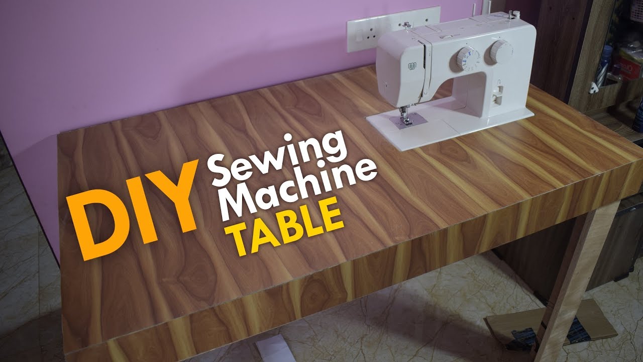 DIY Sewing Machine Table Making Using Plywood | Wood Working