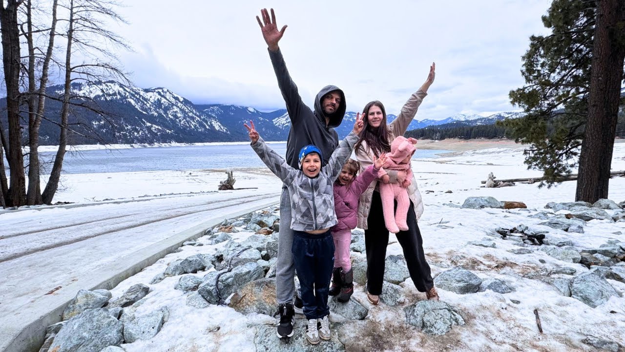 Snow on the Ground, Chill in the Air | Family Camping #wildcamping #wintercamping