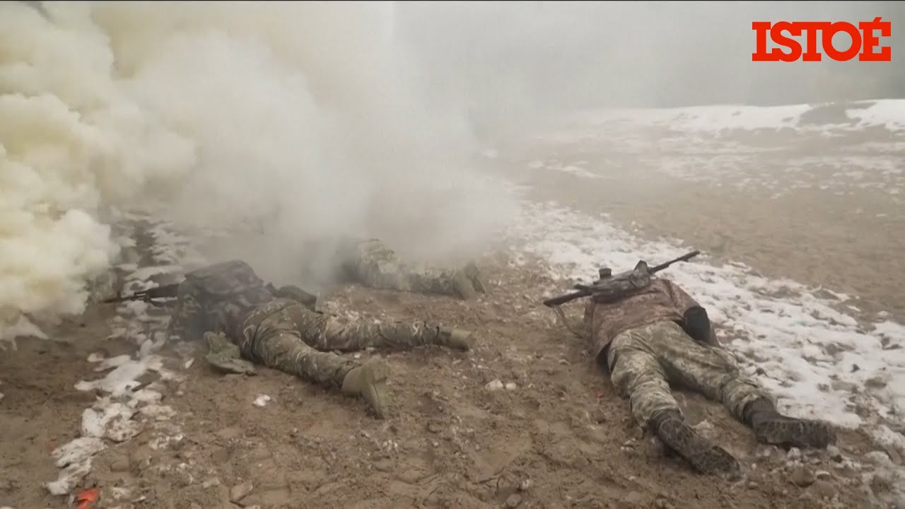 Soldados ucranianos encaram a morte para defender fronteira