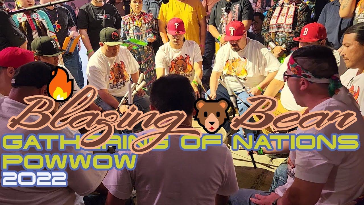 🔥🔥Blazing 🔥 Bear 🐻 (Contest Song)| (Sat. Afternoon) Gathering Of Nations (GON) Powwow 2022🔥🔥