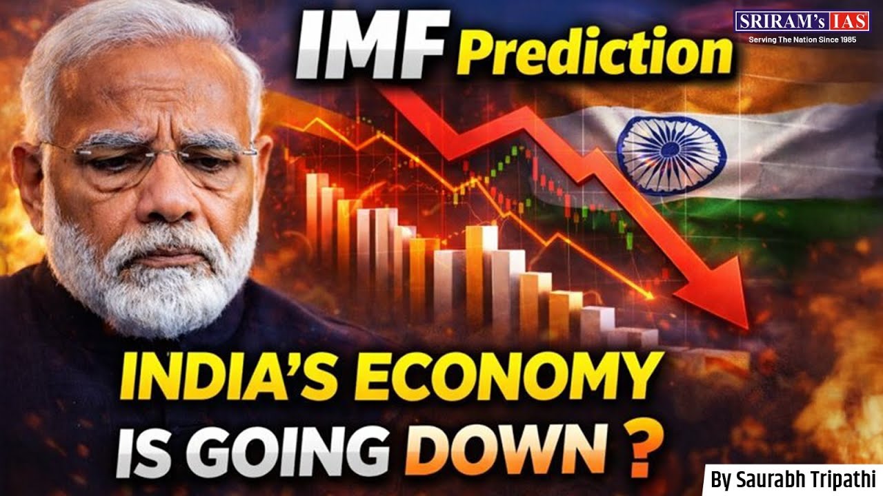 IMF Warning: India’s Economic Growth to Drop in 2026! #modi #india