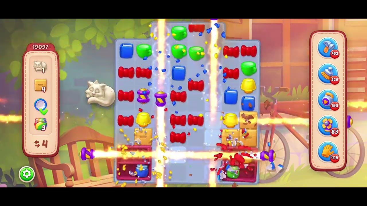 Homescapes Level 19097  -- No cheats
