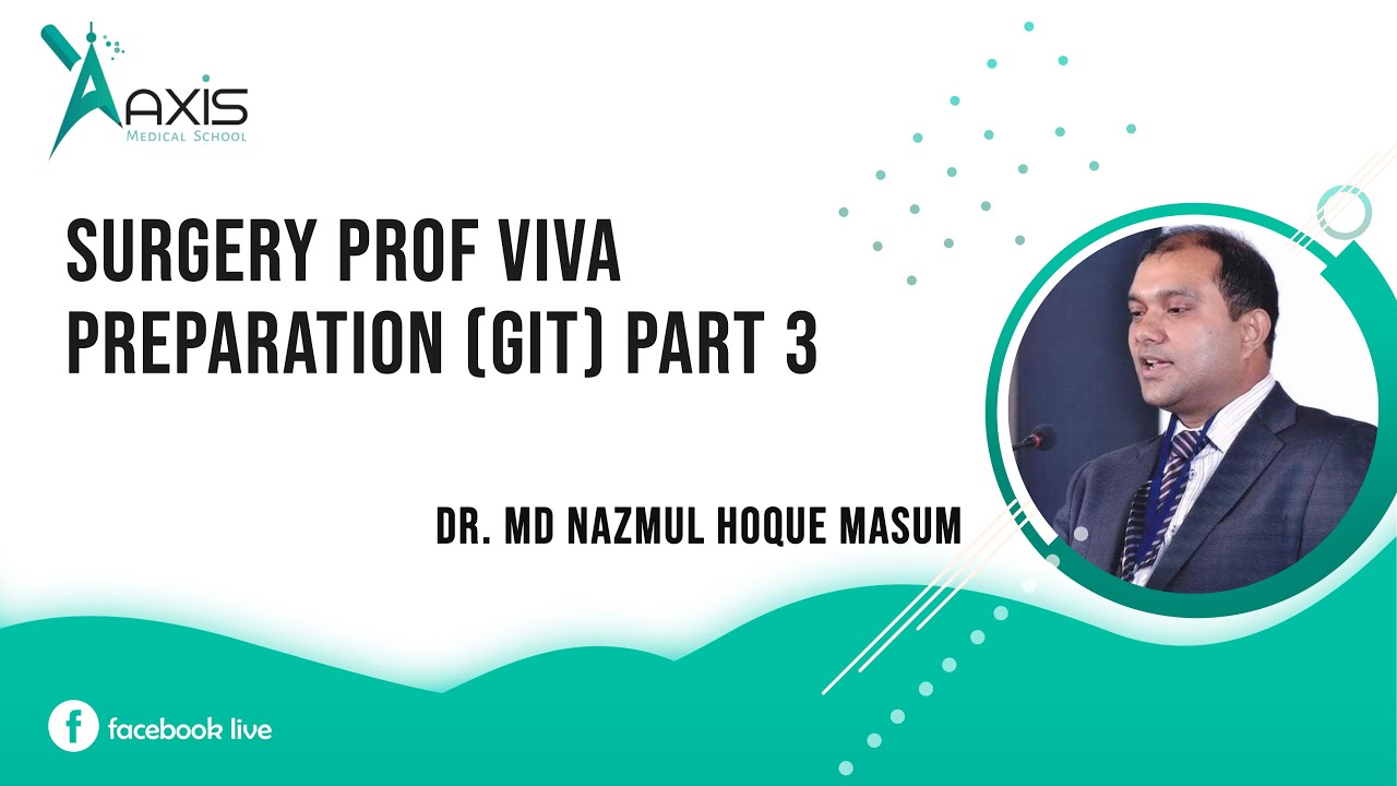 Surgery Prof Viva Preparation (GIT) Part 3
