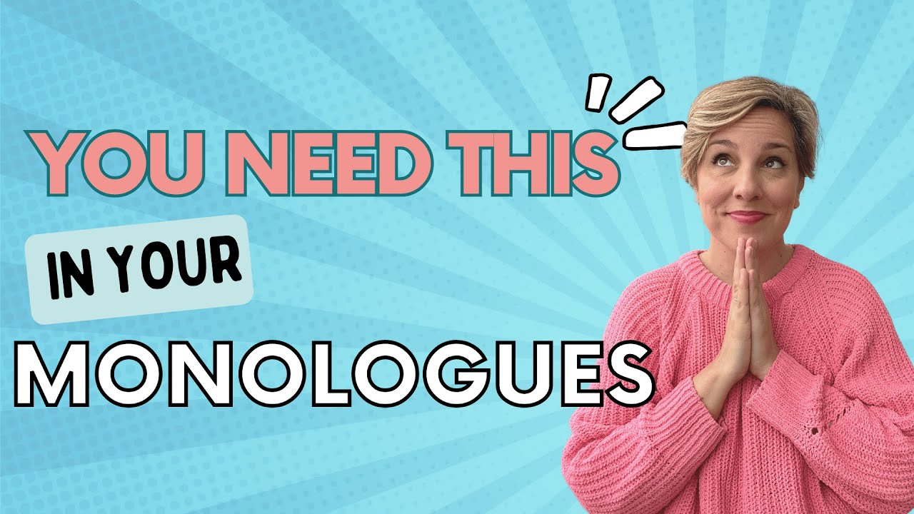 YOU NEED THIS in your SPEAKING MONOLOGUE EXAM
