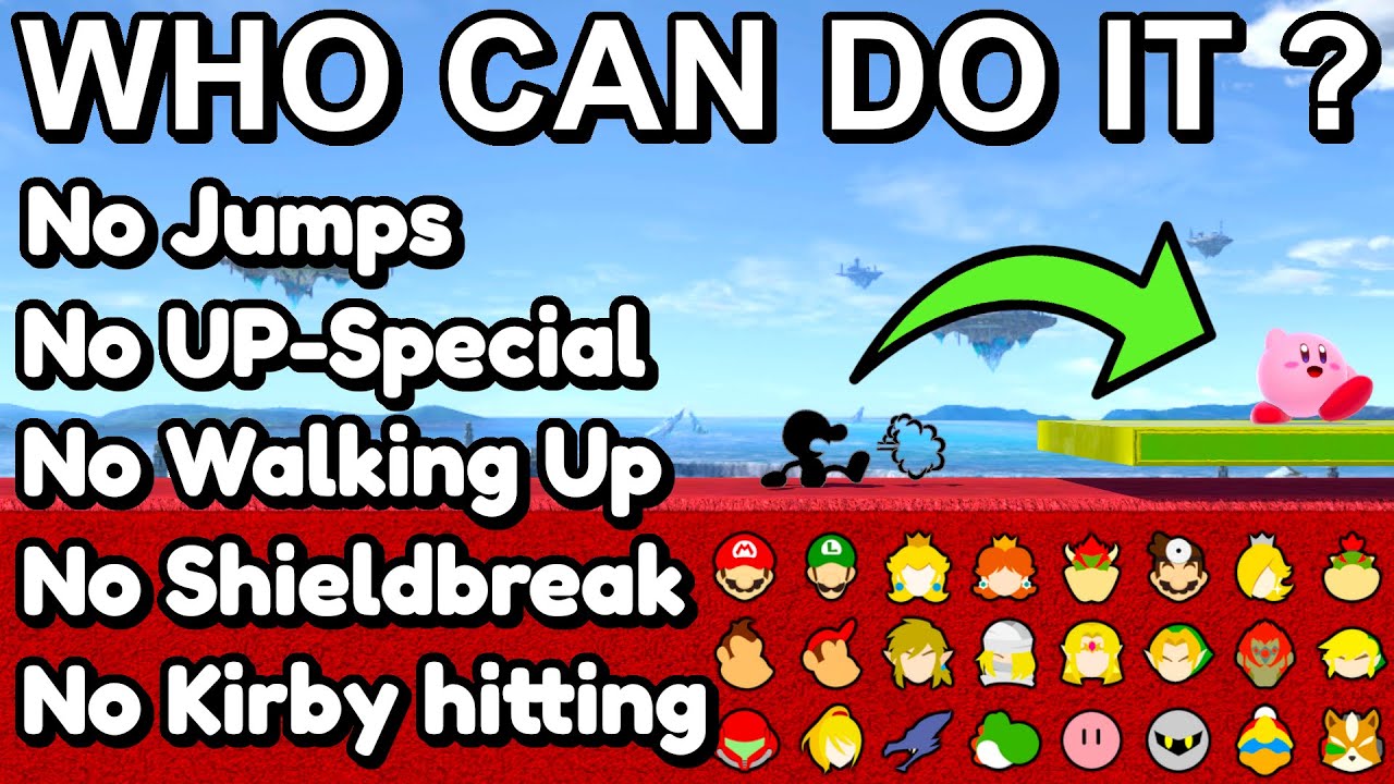 Who Can Make It With Too Many Rules ? - Super Smash Bros. Ultimate