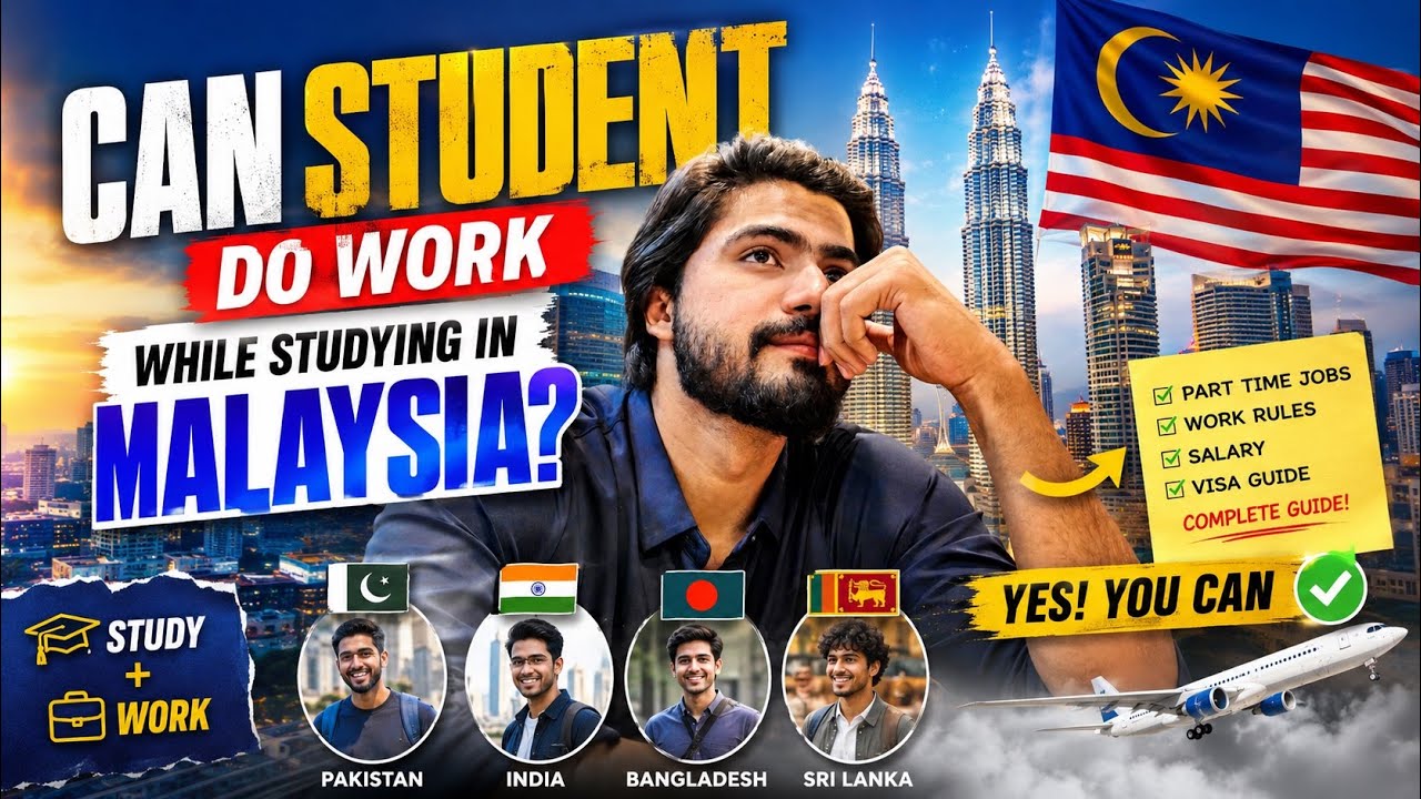 Can International Students Work While Studying in Malaysia? 🇲🇾 | Part-Time Job Rules 2026