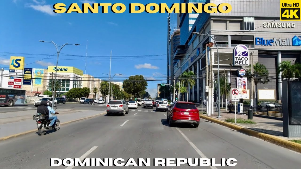 Driving Santo Domingo Dominican Republic 4K 🇩🇴