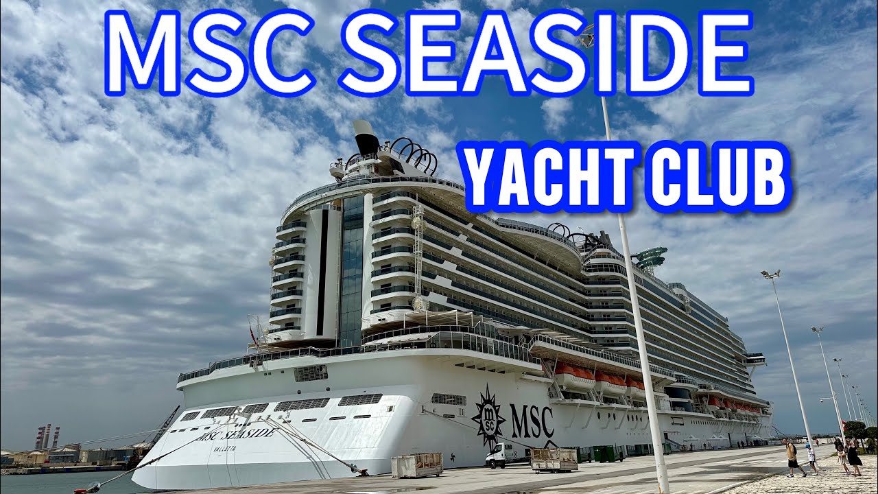 MSC SEASIDE CRUISE / BARCELONA TO BARCELONA/ OUR 1ST DAY: FAST CHECK-IN YACHTCLUB