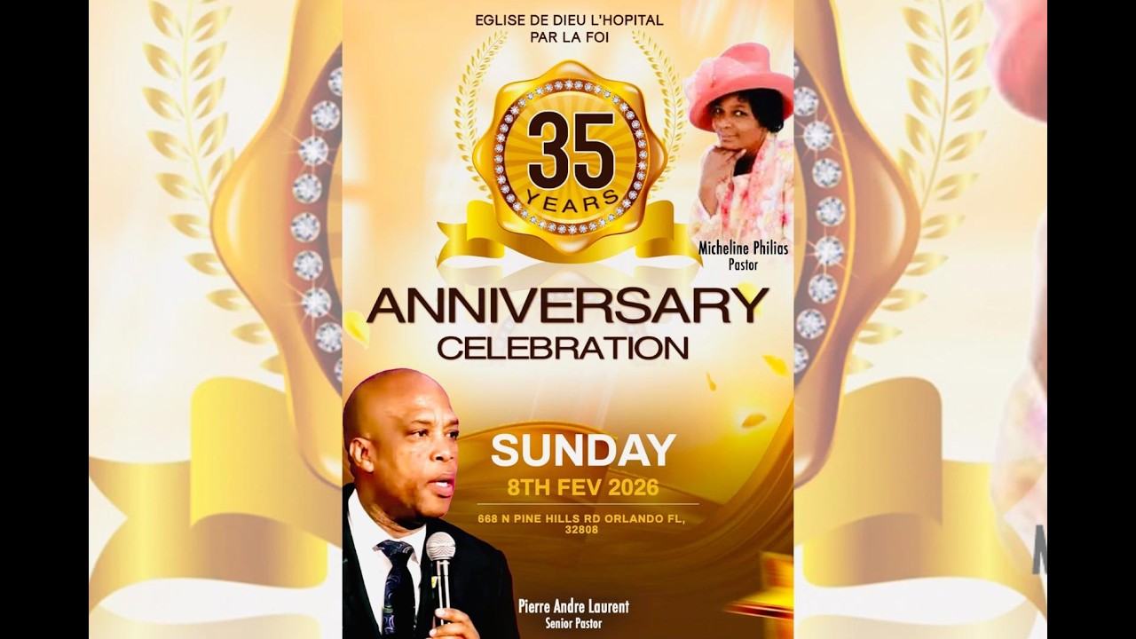 Anniversary Celebration @ L'Hopital Par La Foi / Past Pierre Andre Laurent