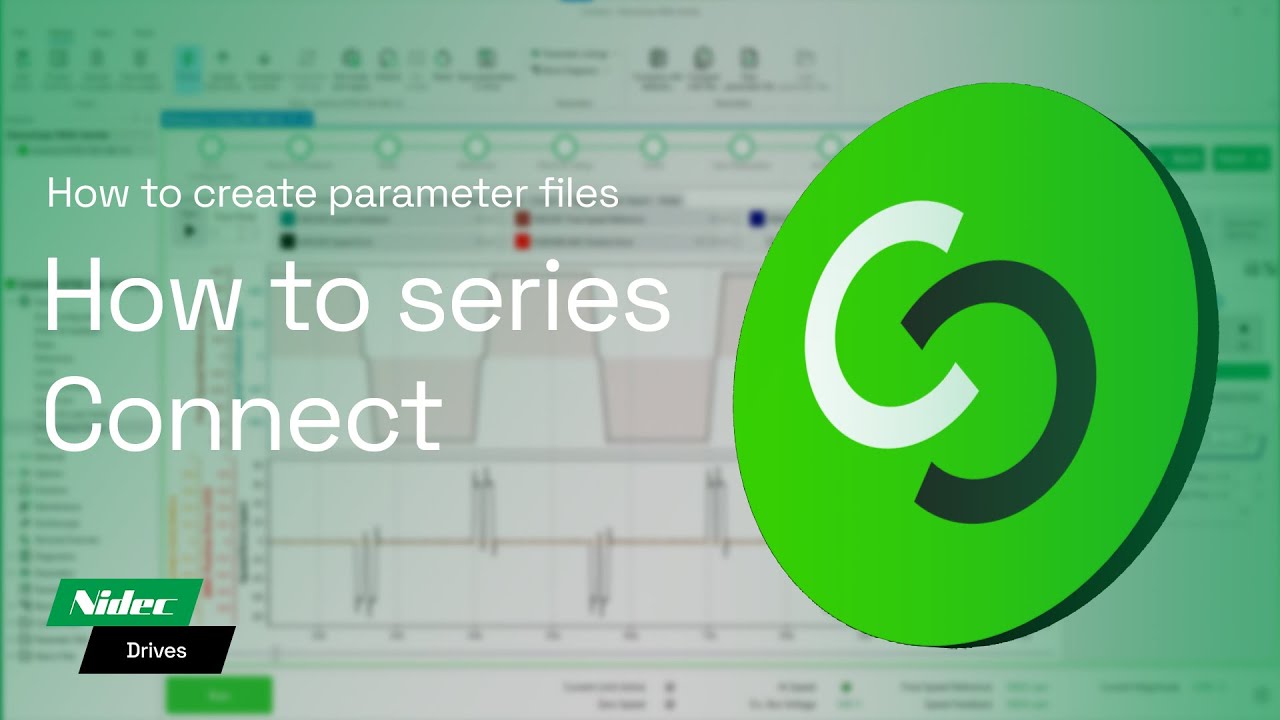 How to Create Parameter Files | Connect Software V3 | Nidec Drives
