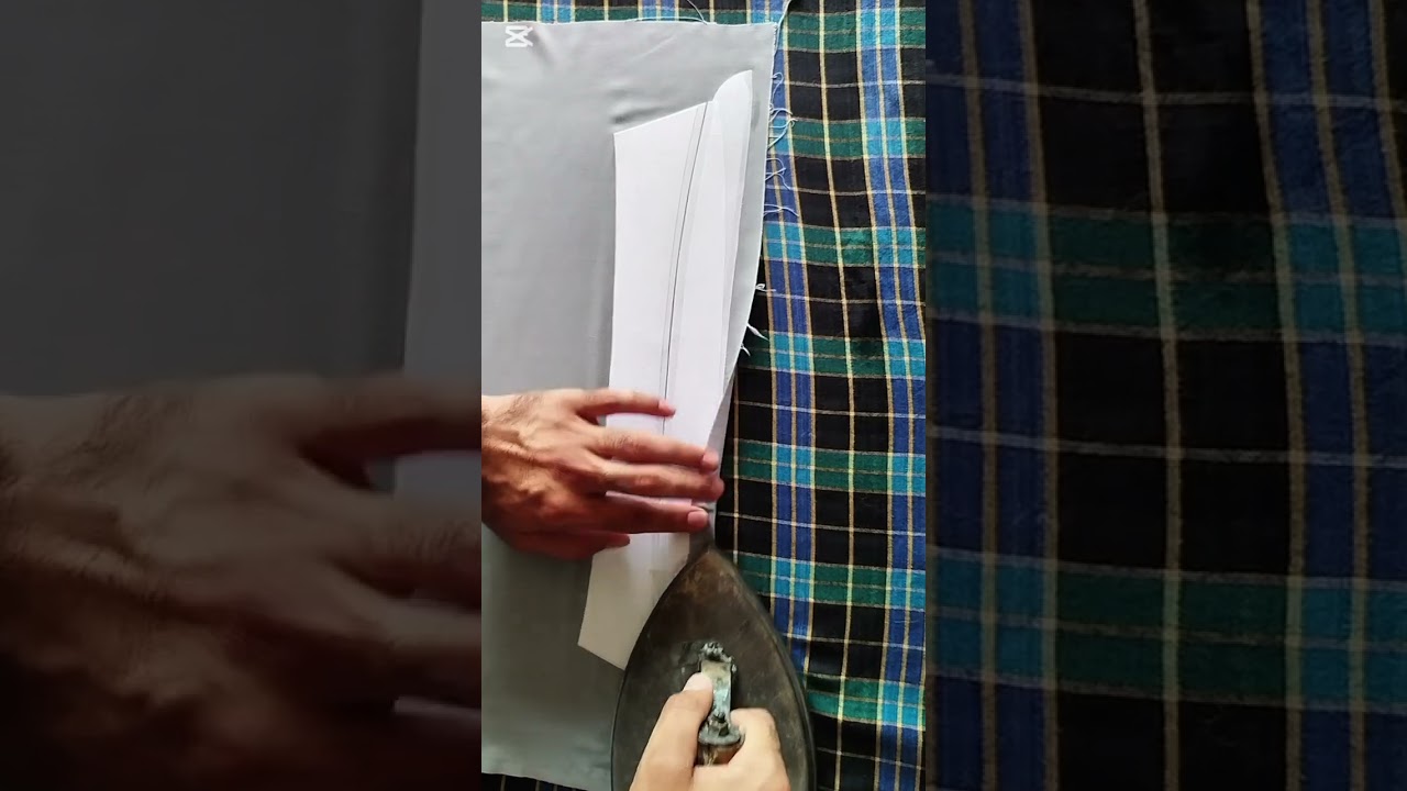 آموزش فرس کردن و دوخت یخن کالری یا (توفیس کالر) لباس مردانه لباس افغانی 
