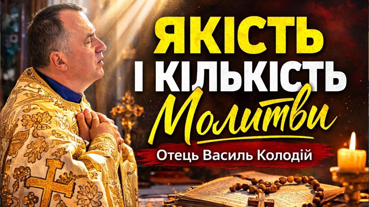 Отець Василь Колодій - Якість і кількість молитви.