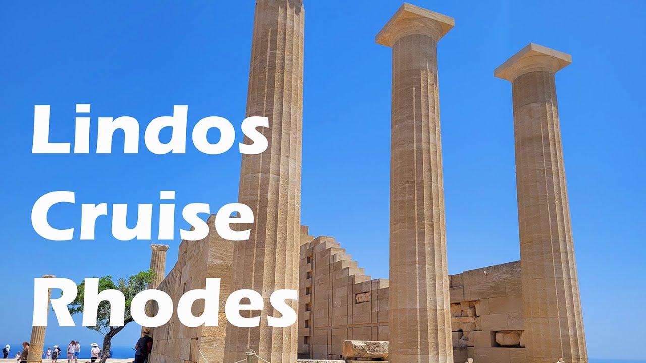 Lindos Cruise and Visit in Anthony Quinn's Bay. Rhodes , Greece .