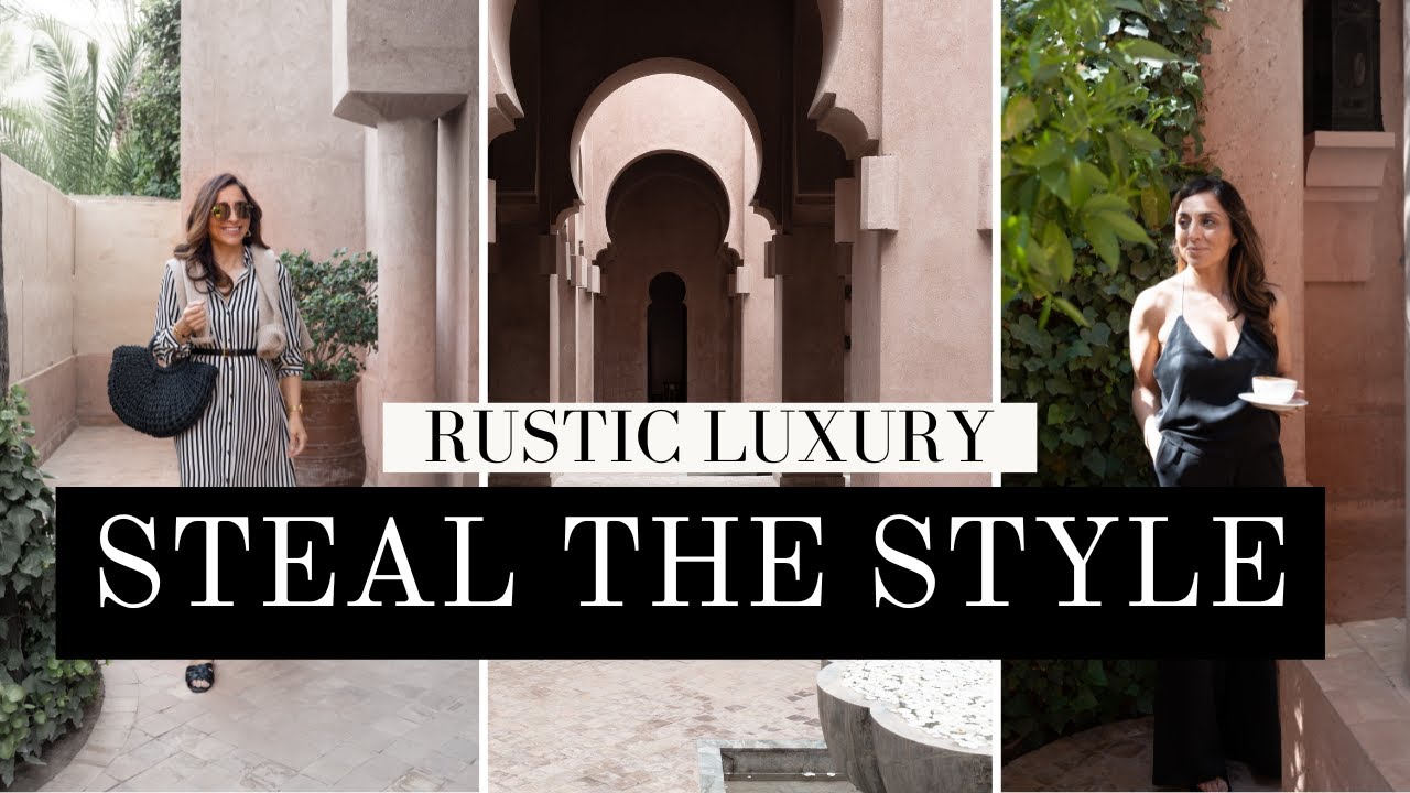 STEAL THESE RUSTIC LUXURY DECOR IDEAS!  HOTEL & TRAVEL TOUR in MARRAKESH, MOROCCO!