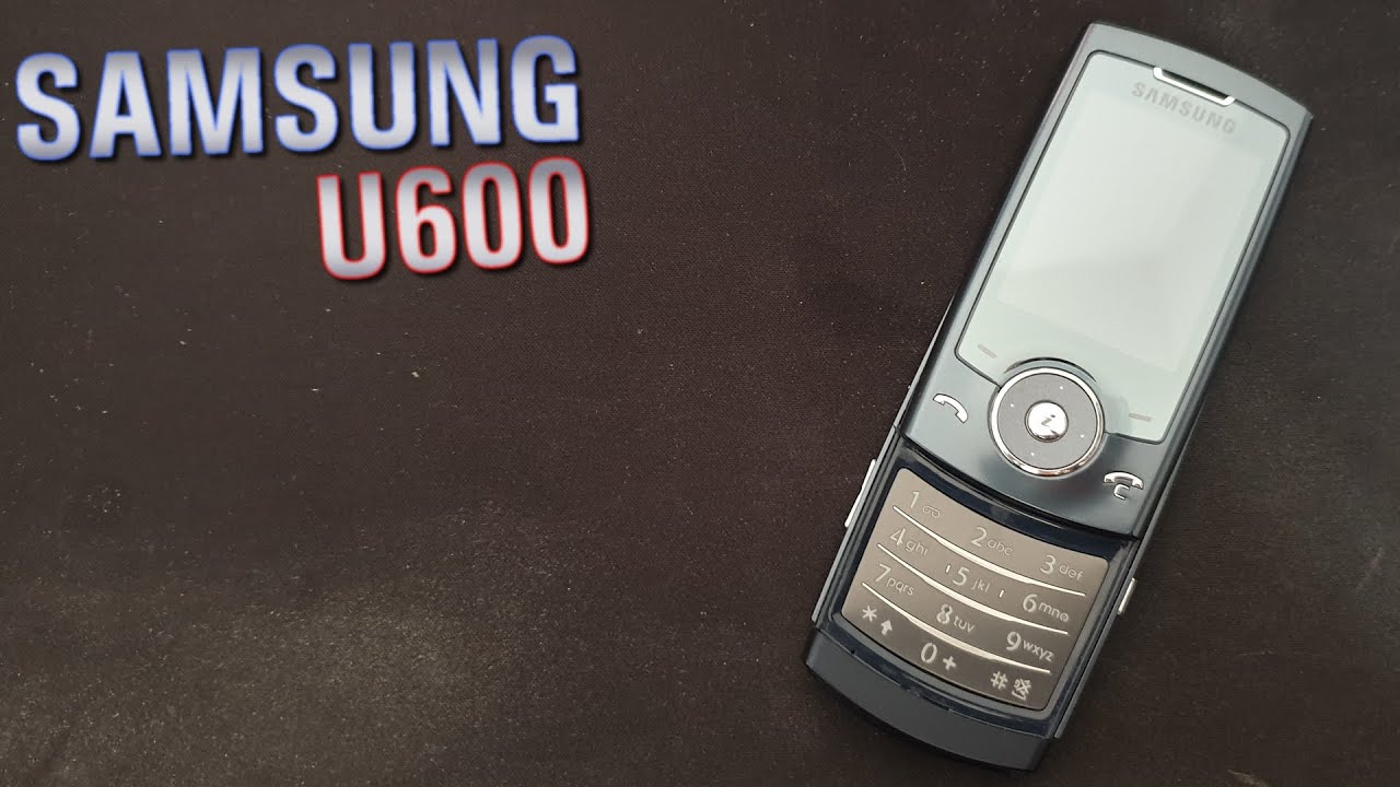 Samsung U600 - 2007 - 10.9mm !