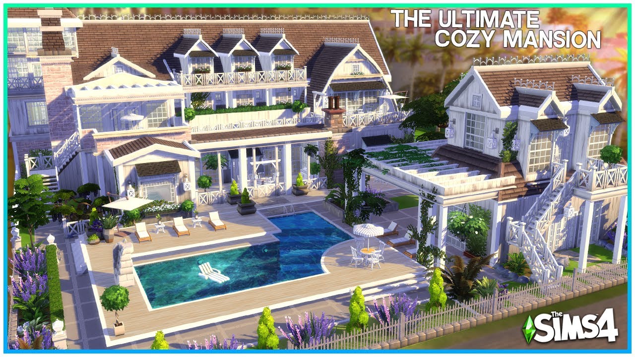 THE ULTIMATE DREAM MANSION ☀️ [No CC] - Sims 4 Speed Build | Kate Emerald