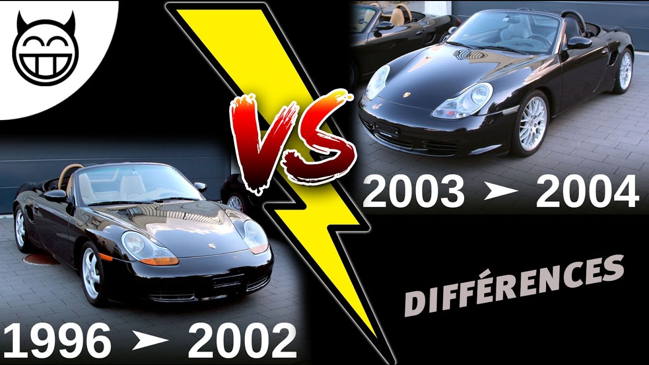 Boxster 986 - différences entre Phase 1 et Phase 2