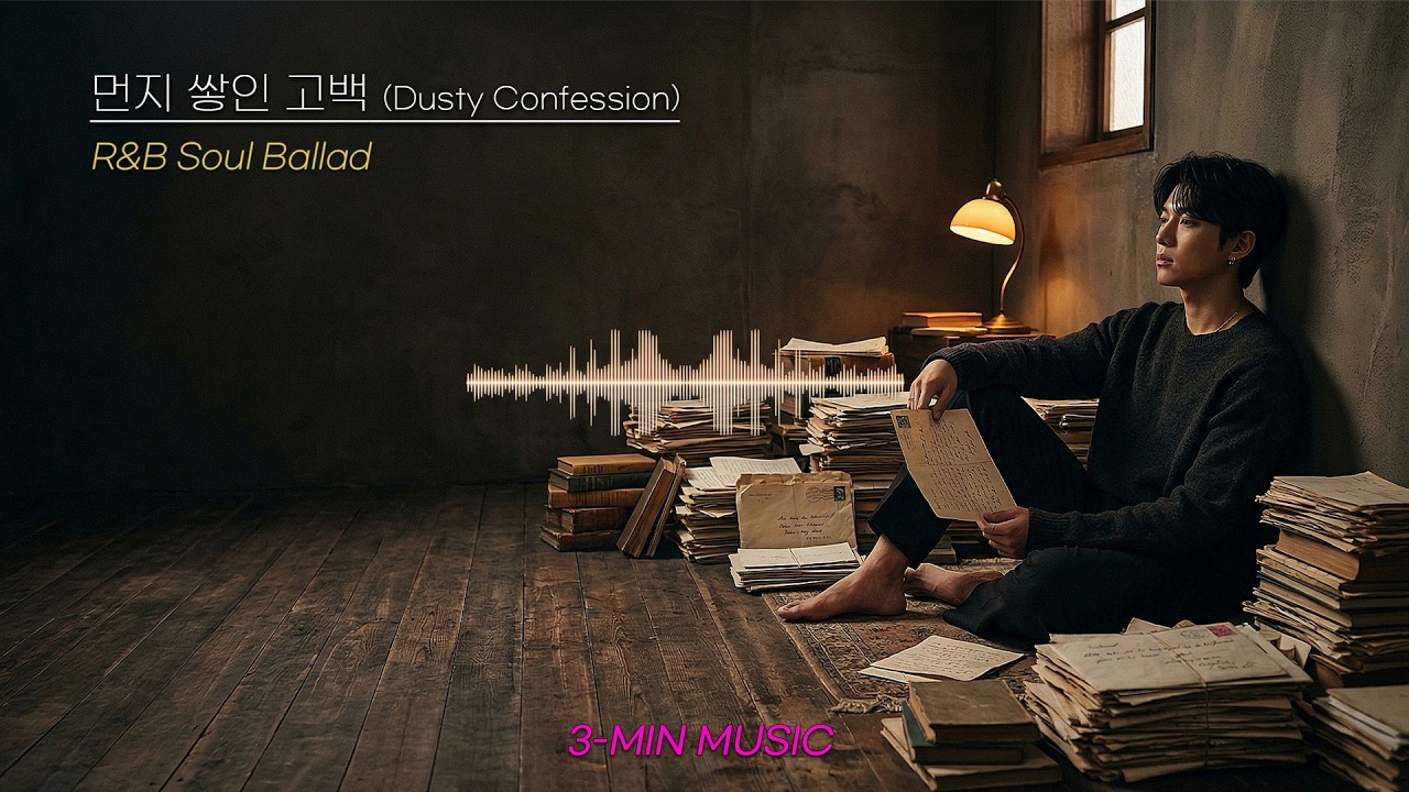 먼지 쌓인 고백 (Dusty Confession) | 🎤 2000년대 감성 정통 R&B 소울 발라드 | 3분 뮤직