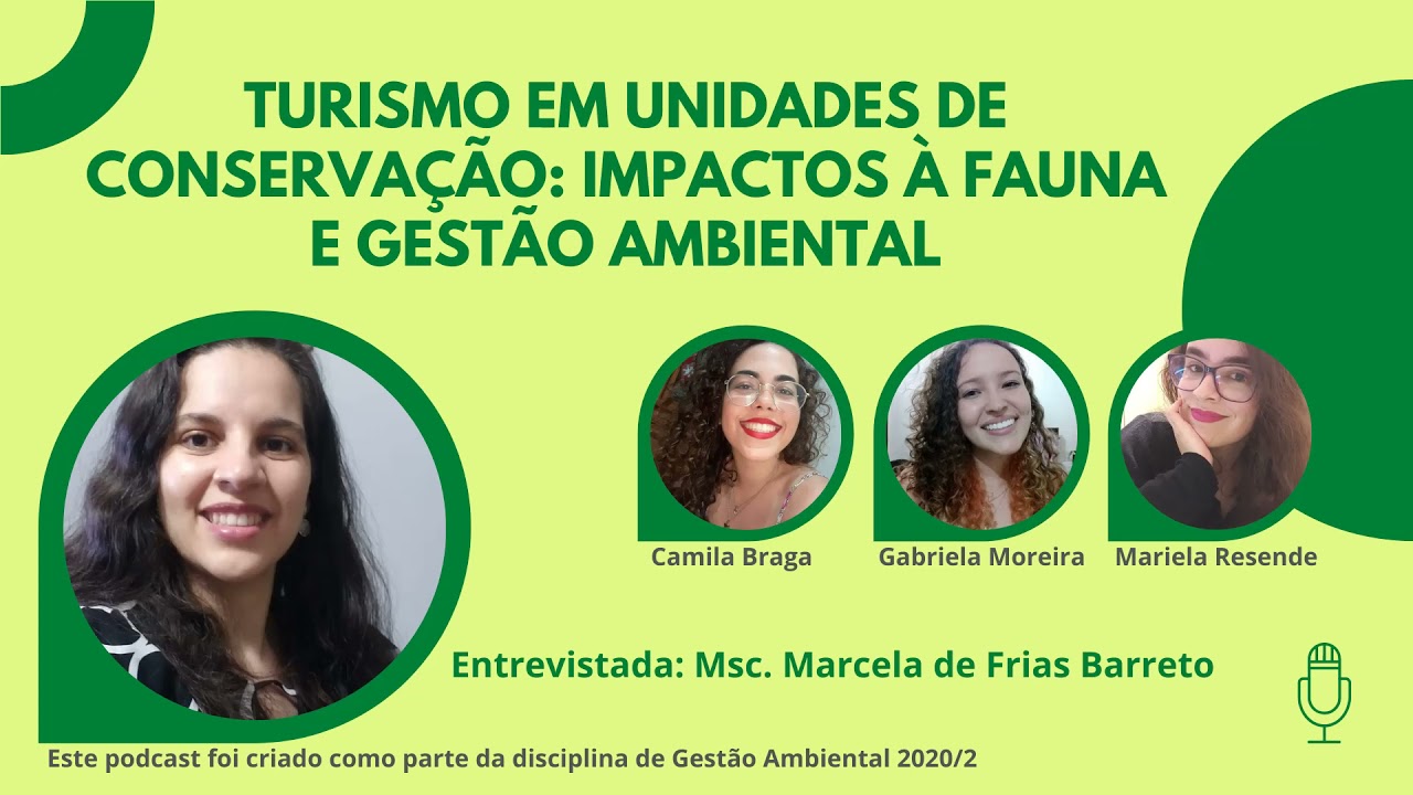 Podcast: Turismo em Unidades de Conservação: impactos à fauna e gestão ambiental