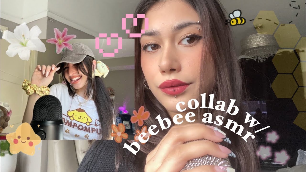 ASMR | mic triggers, mouth sounds, hand sounds + more w/ @beebeeasmr (fast and aggressive)