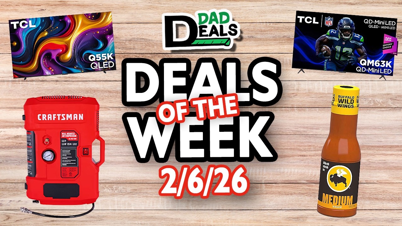 Top Dad Deals Of The Week at Harbor Freight, Lowe's, Sam's Club & MORE! | 2/6/26