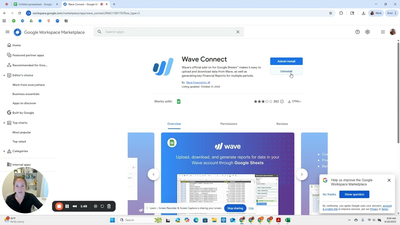 Transferring Invoices/Products from Wave Accounting to QuickBooks Online