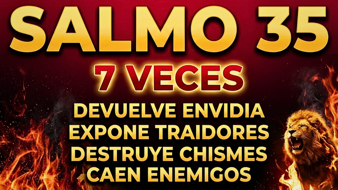 🔥 7 Veces el SALMO 35: DEVUELVE la ENVIDIA x7 y EXPONE Cada Traidor Oculto HOY