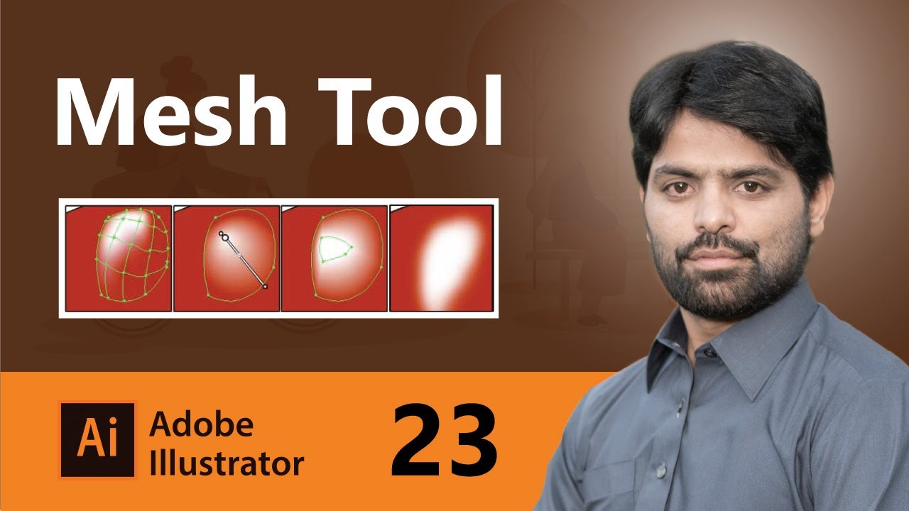 Create and Edit mesh objects in illustrator cc