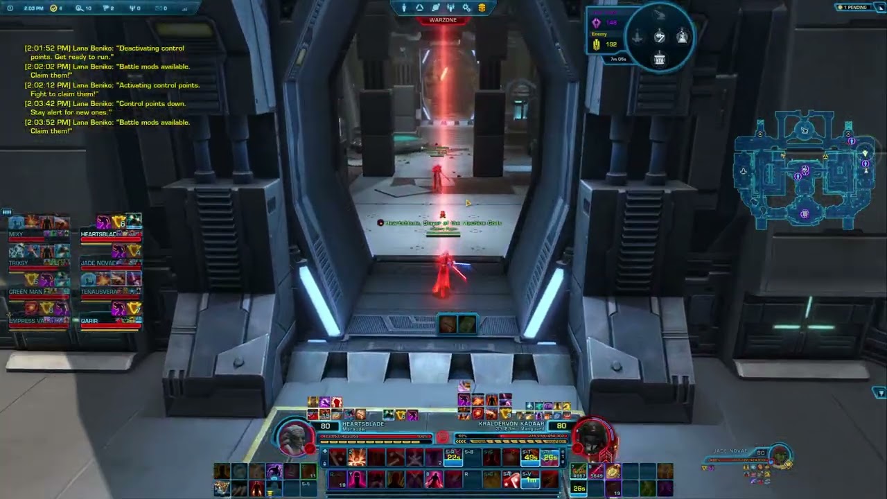 SWTOR Odessen 03-07-26 Marauder (rare occasion when this map turns out to be actually really fun)