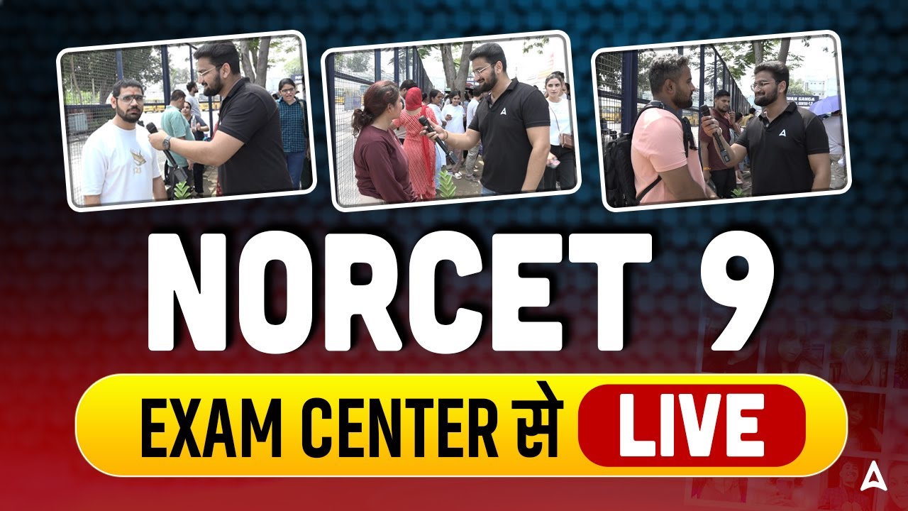 NORCET 9 Exam Analysis from Exam Center | Student Reaction, Paper Review & Difficulty Level #NORCET9