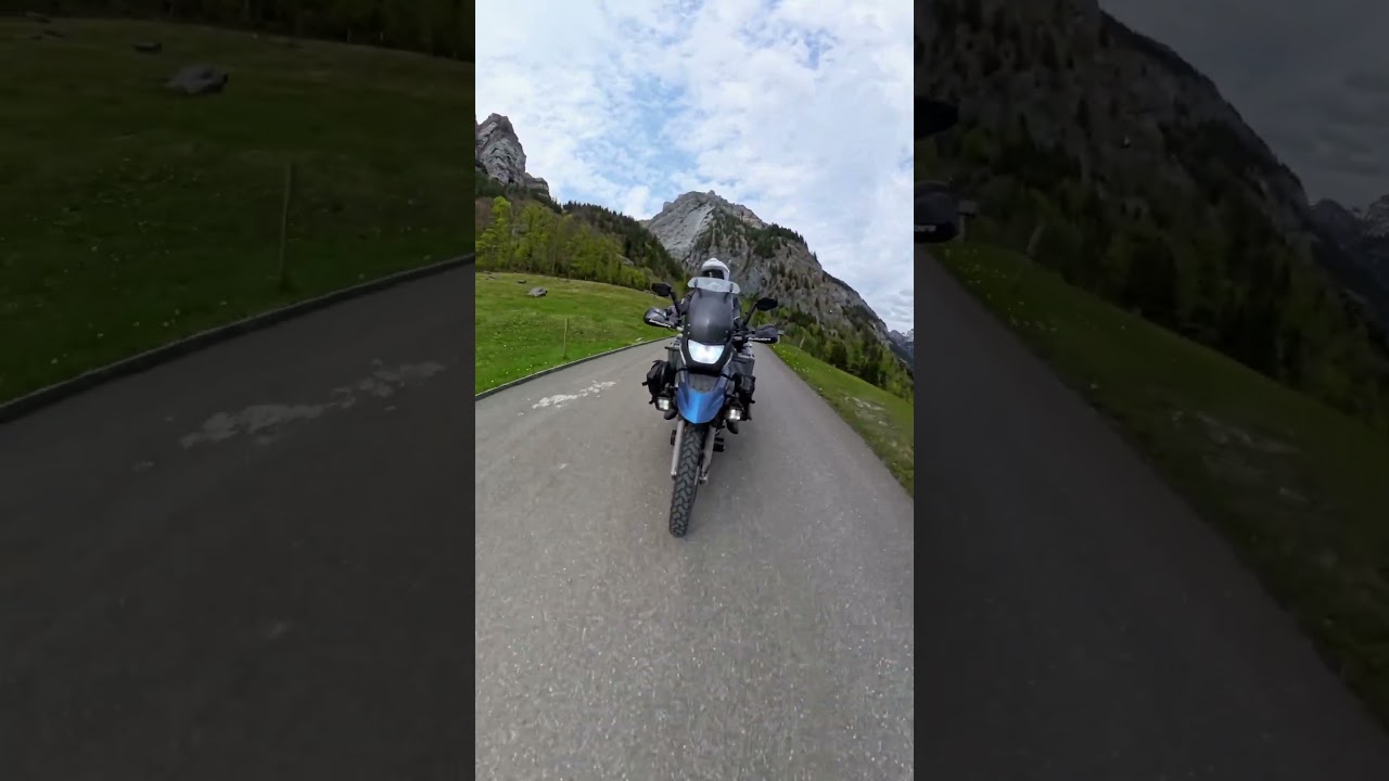 Playing peek a boo with the @insta360 x4 #f650gs #motor_adventure #insta360x4 #switzerland