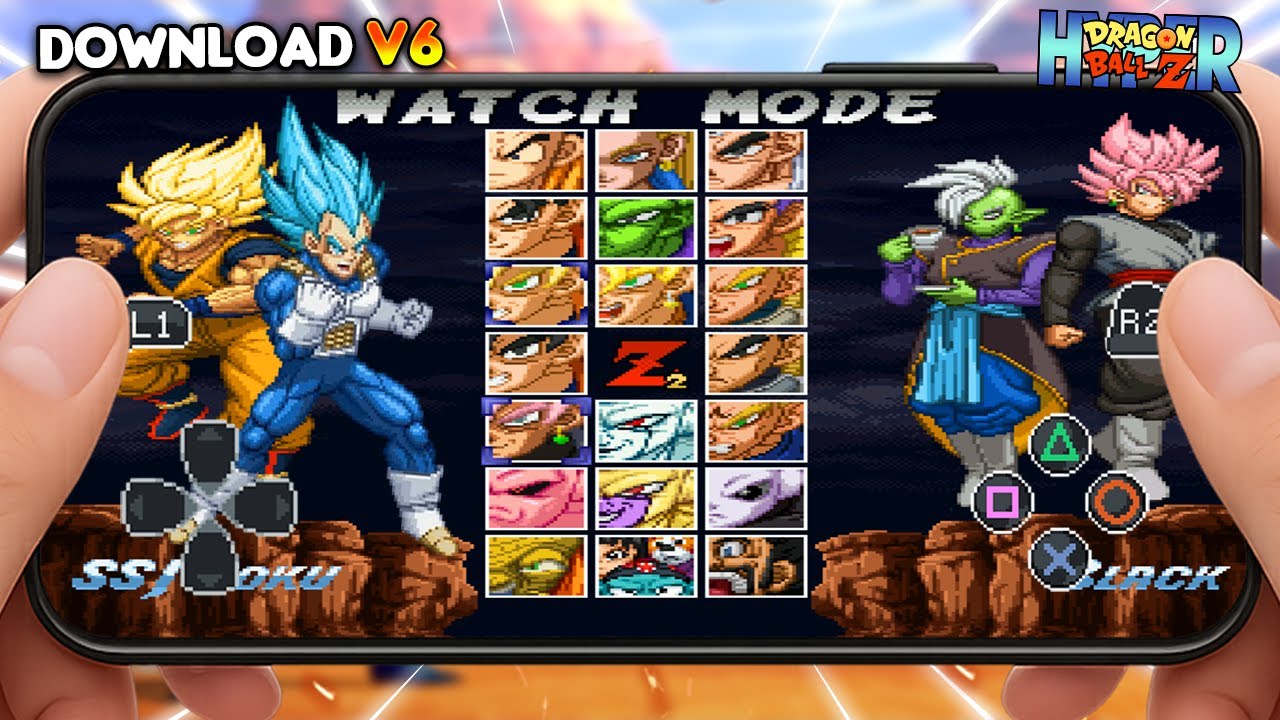 SAIU FINALMENTE! HYPER DRAGON BALL Z WICKED AMBITION BUILD 6.0 PARA CELULAR E PC!