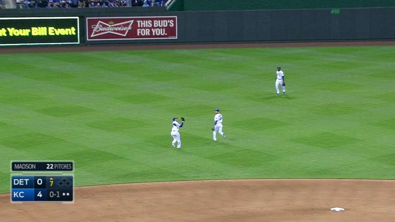 DET@KC: Madson makes it seven no-hit innings