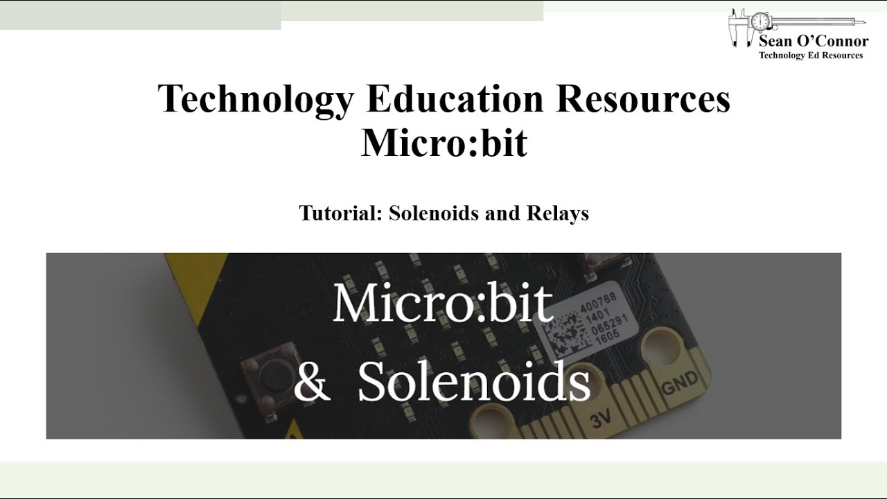 Solenoid and Relay (Micro:bit)