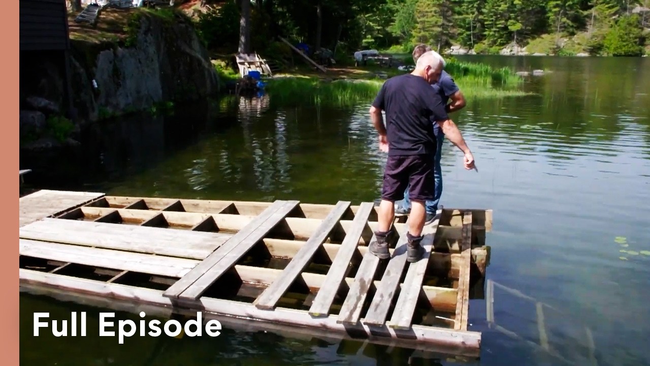 Epic Lakeside Docks With Slides, Ziplines & Hot Tubs! | Lake Docks and Decks S1