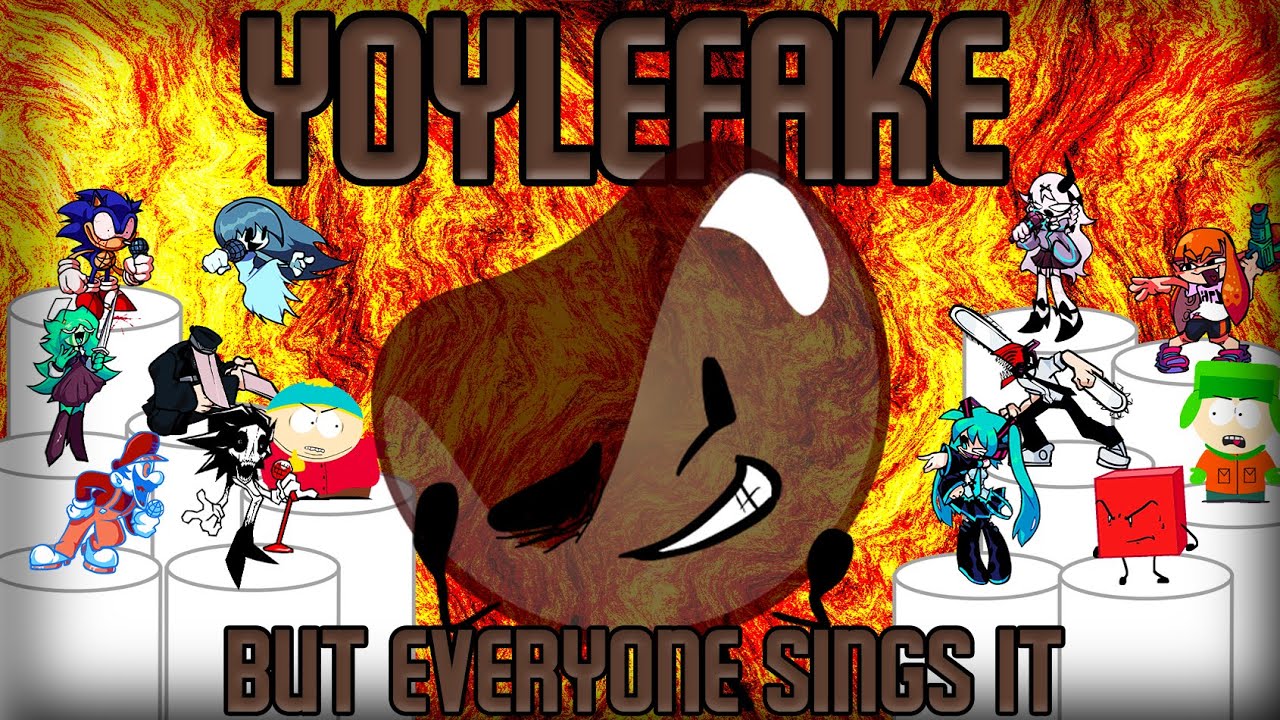 YOYLEFAKE but Every Turn a Different Character Sings It 🎵🎤 (FNF BETADCIU)