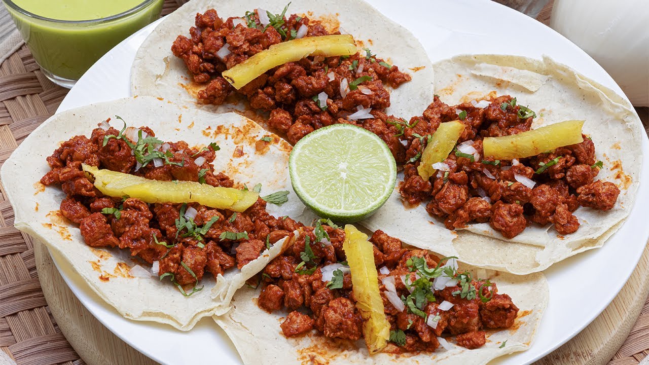 Tacos De Soya Al Pastor