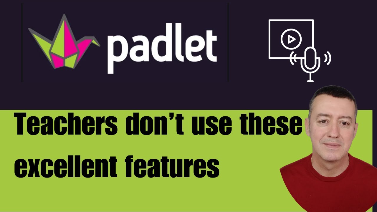 How to use Padlet as a teacher? Audio & Video Options