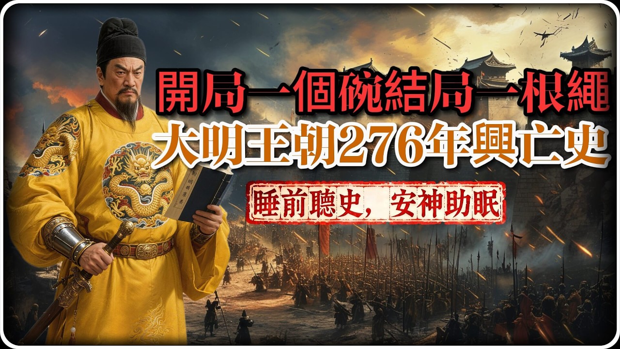 30分鐘 | 一口氣聽完大明王朝276年的榮辱興衰史，從開局一個碗到結局一根繩