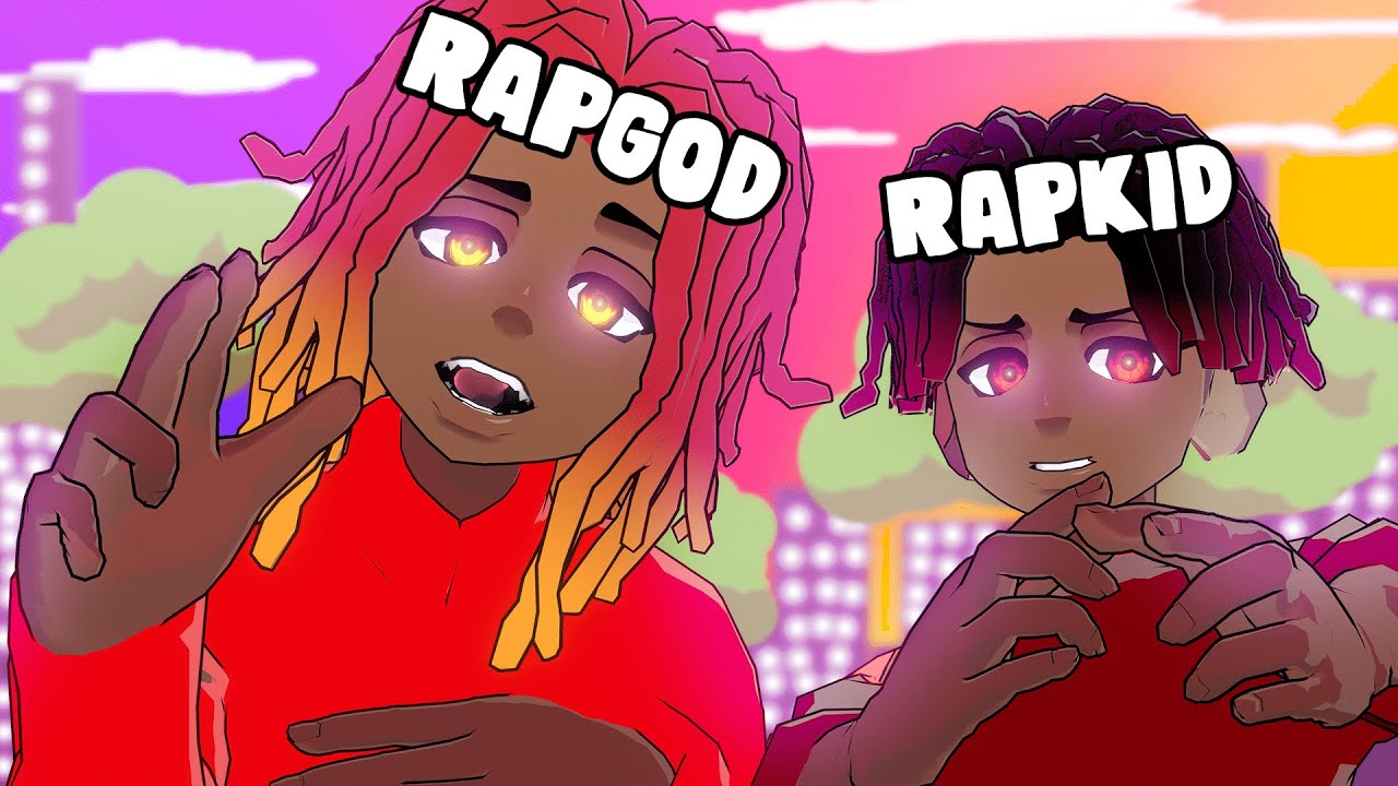 My LITTLE BROTHER Becomes A RAPGOD (ROBLOX VOICE CHAT)